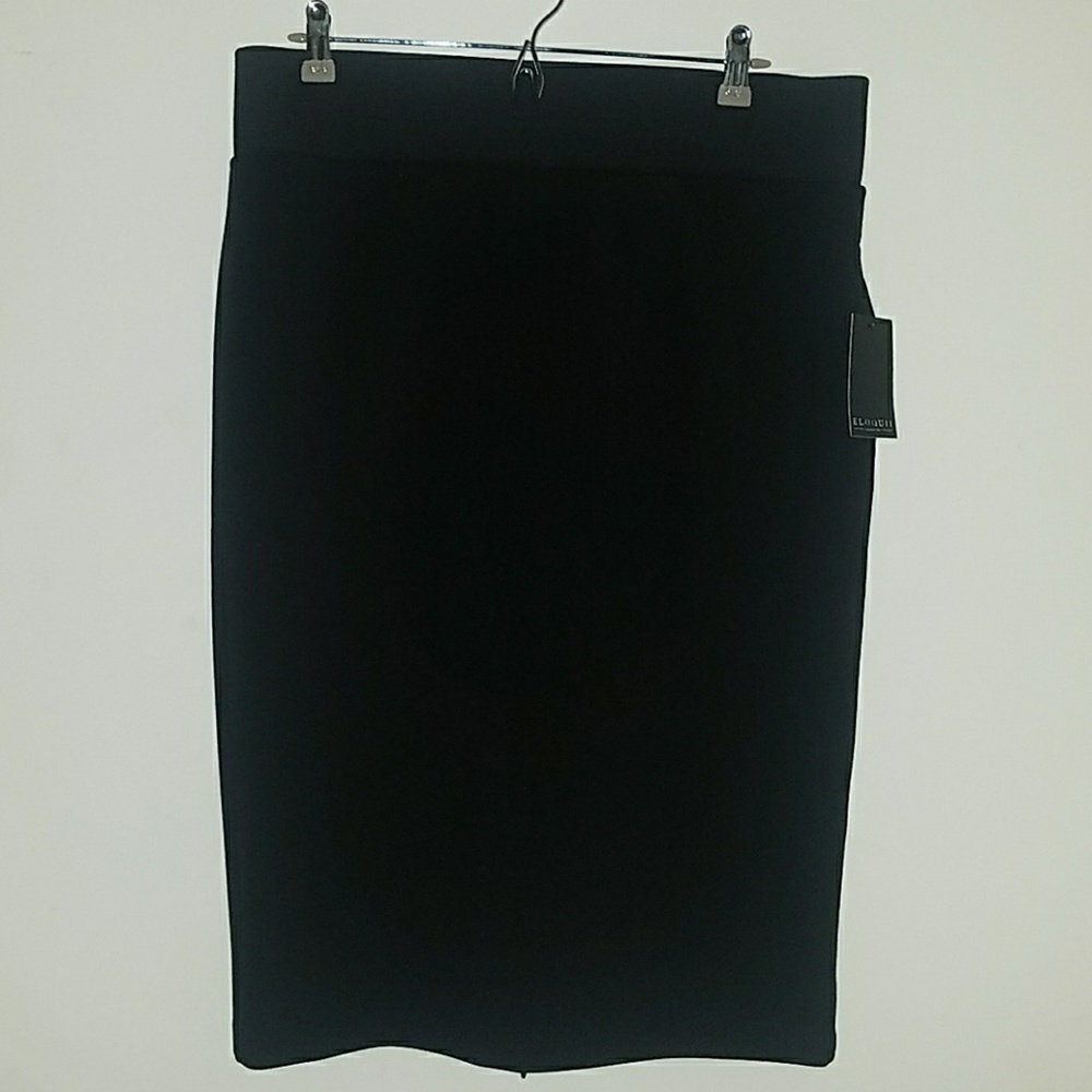 [Eloquii] Neoprene Pencil Skirt (Blk/NWT/14P)